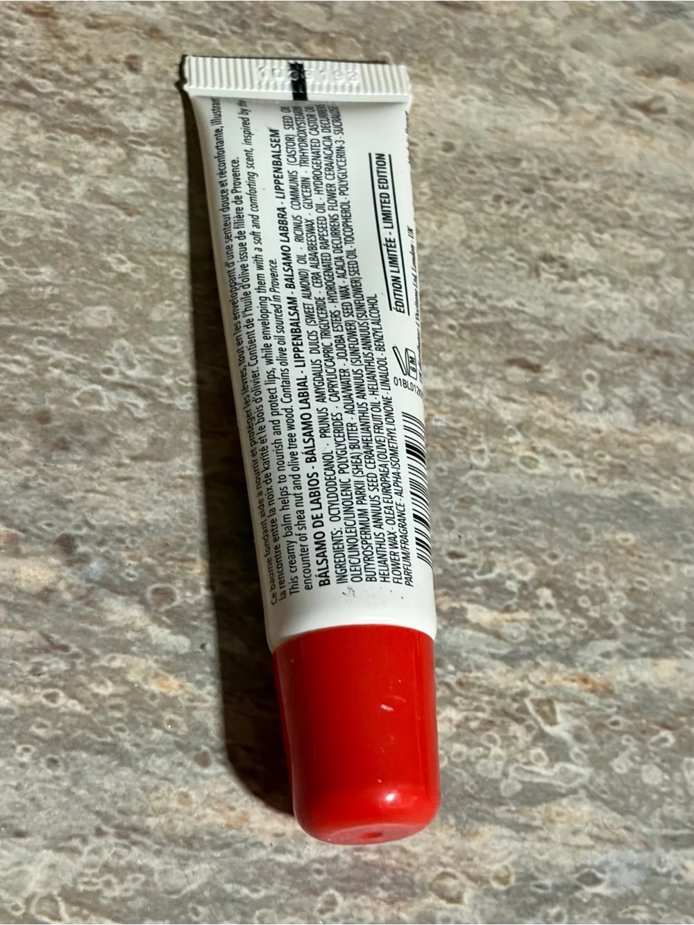 L'OCCITANE Shea Butter Limited Edition Lip Balm, Hand Cream, and Bar Soap Set